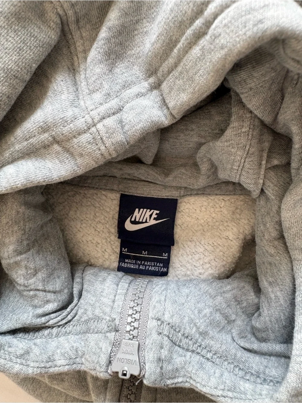 Nike Men’s Light Gray Half-Zip Hoodie
